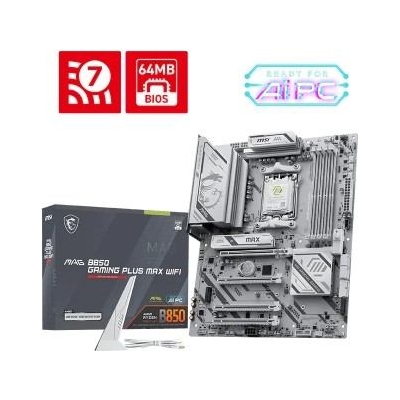 MSI Motherboard B850 GAMING PLUS WIFI6E AM5 4DDR5 ATX