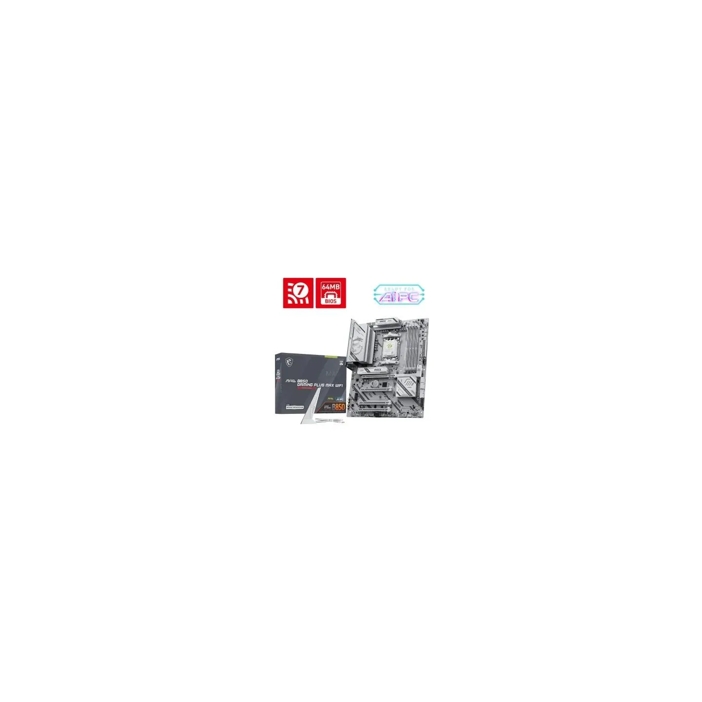 MSI Motherboard B850 GAMING PLUS WIFI6E AM5 4DDR5 ATX