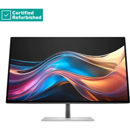 HP RENEW SILVER HP 727pq Series 7 Pro QHD Monitor - 27" 2560x1440 QHD 400-nit 120Hz AG, IPS Black HDR 400, USB-C(15W)/HDMI/Displ