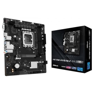 Asrock Motherboard H610M-HVS/M.2 D5 GEN5 s1700 2DDR5 DP/HDMI mAT