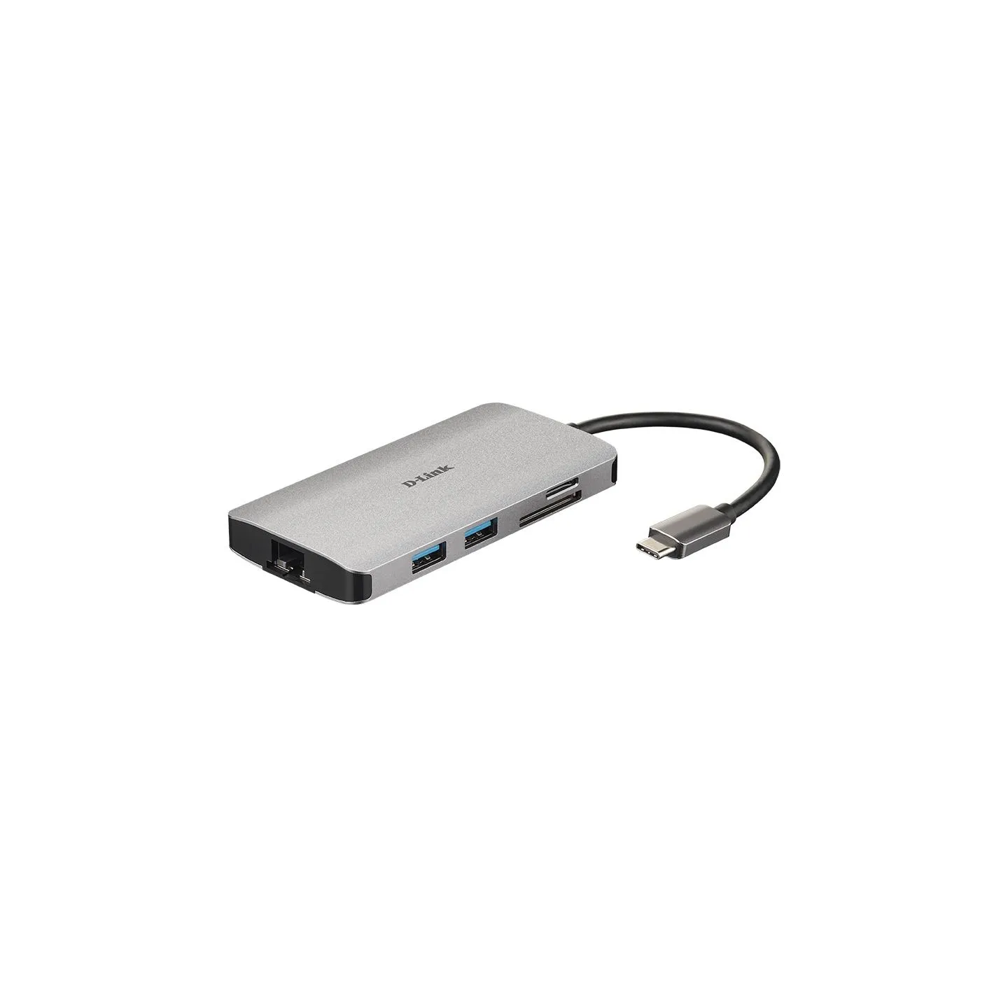 D-Link | 8-in-1 USB-C Hub with HDMI/Ethernet/Card Reader/Power Delivery | DUB-M810 | USB hub | USB Type-C