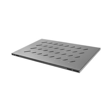 Lanberg Fixed shelf 1U 19'' 465x715mm black