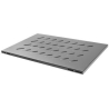 Lanberg Fixed shelf 1U 19'' 465x715mm black