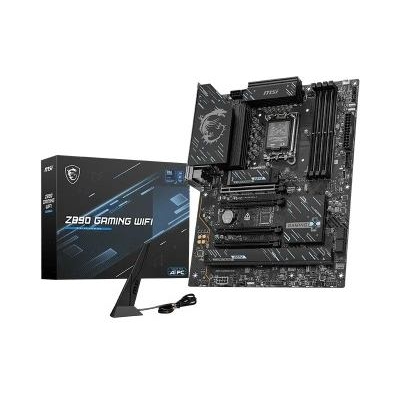 MSI Z890 GAMING WIFI | Processor family Intel | Processor socket LGA1851 | DDR5 | Supported hard disk drive interfaces M.2, SATA