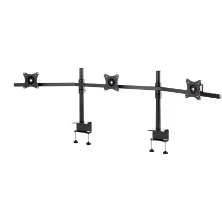 Edbak Desk Mount | SV11 desk mount for three monitors | Height adjustment, tilt | 19-27 " | Black