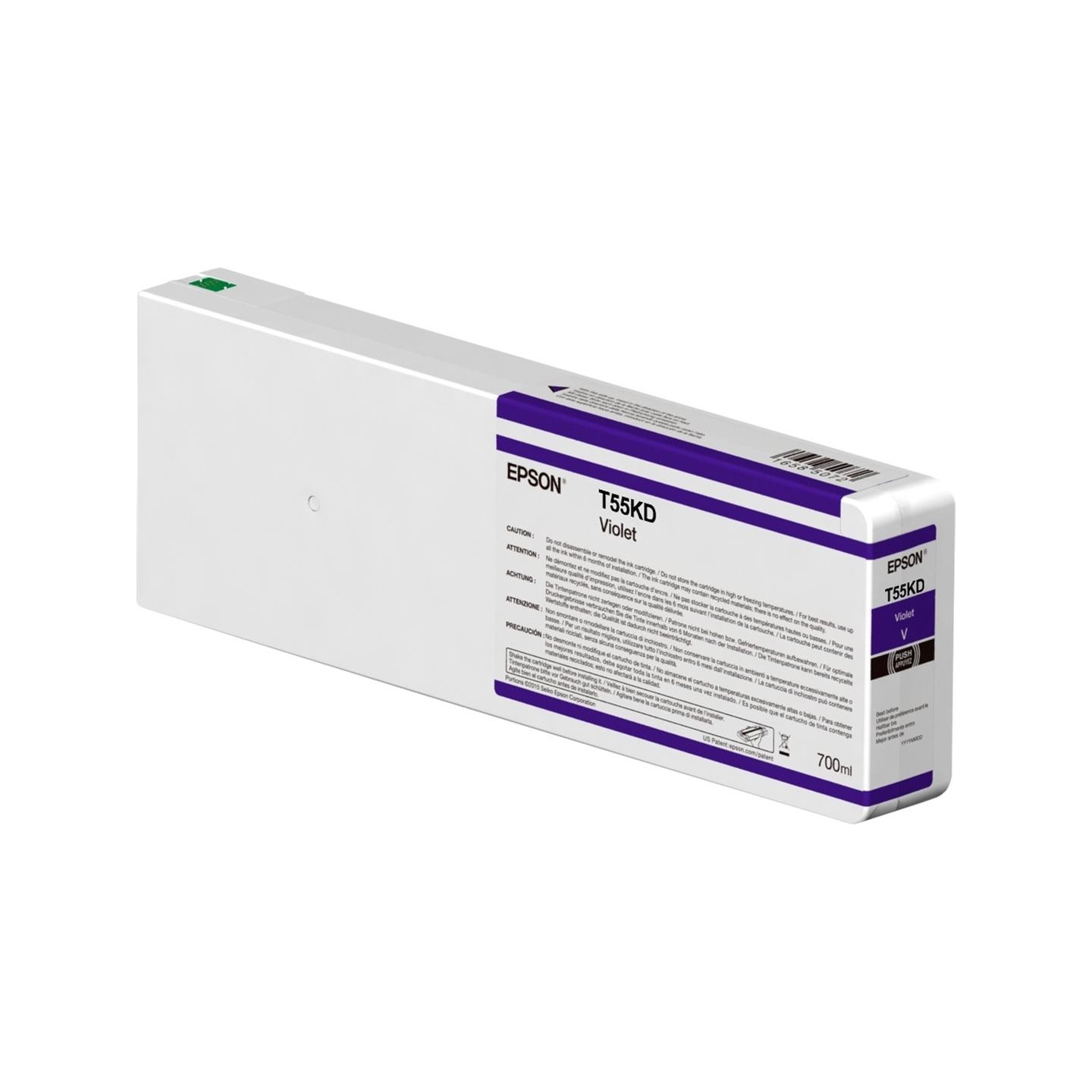 Epson Singlepack T55KD00 UltraChrome HDX/HD, 700 ml | Ink Cartrige | Violet