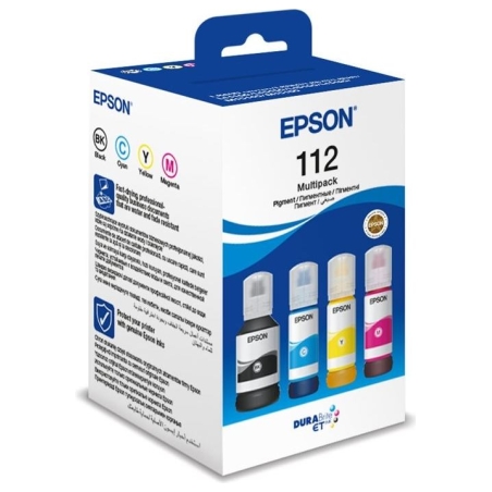 Epson 112 EcoTank 4-colour Multipack | Ink tank | Black, Cyan, Yellow, Magenta