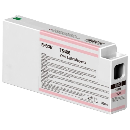 Epson Singlepack T54X60N UltraChrome HDX/HD, 350 ml | Ink Cartrige | Vivid Light Magenta