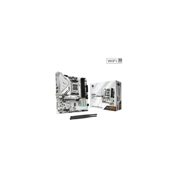 Asrock Motherboard B850M STEEL LEGEND WIFI AM5 4DDR5 HDMI/DP mATX