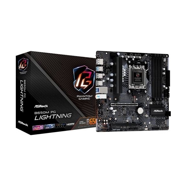 Asrock B650M PG LIGHTNING AM5 4DDR5 HDMI/DP mATX