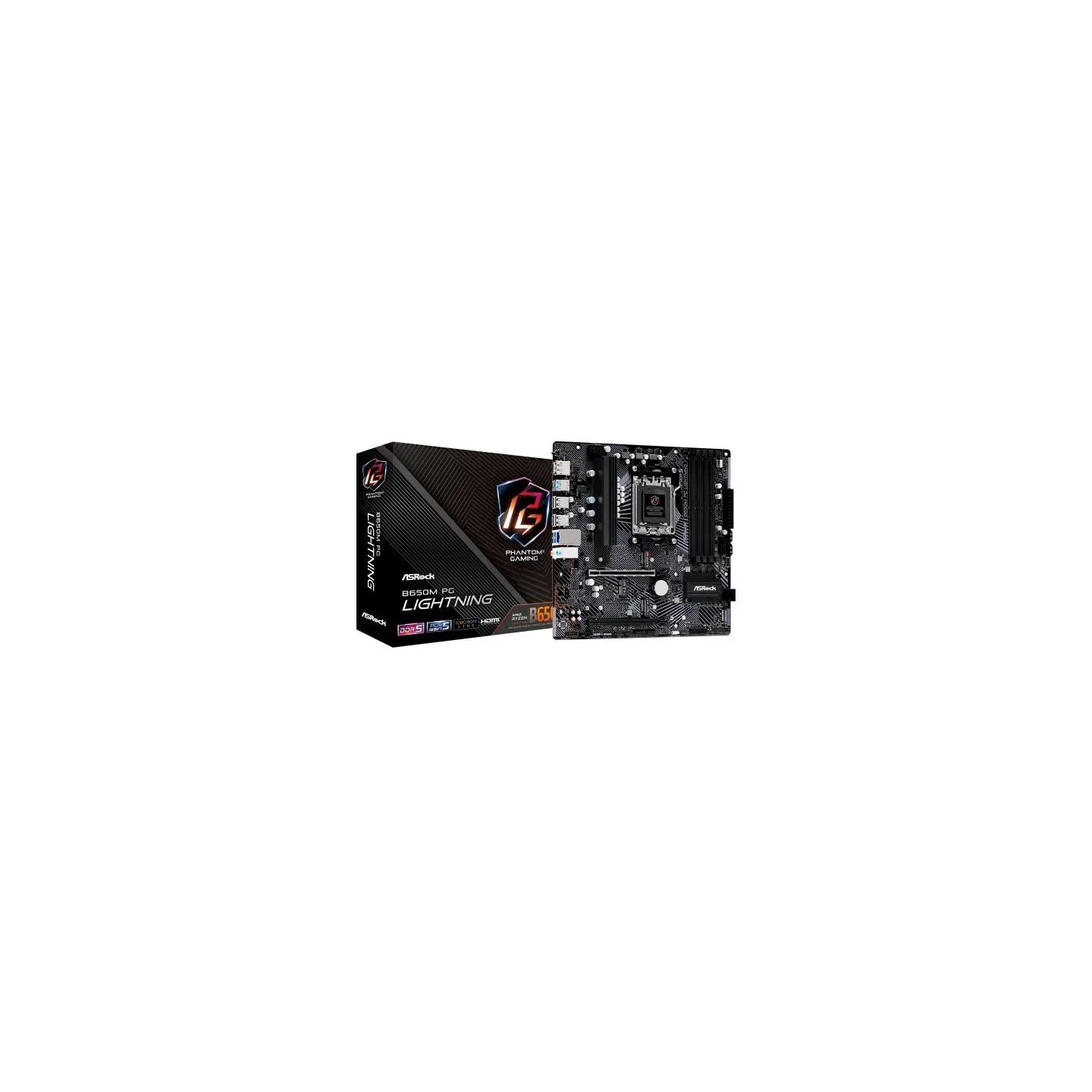 Asrock B650M PG LIGHTNING AM5 4DDR5 HDMI/DP mATX