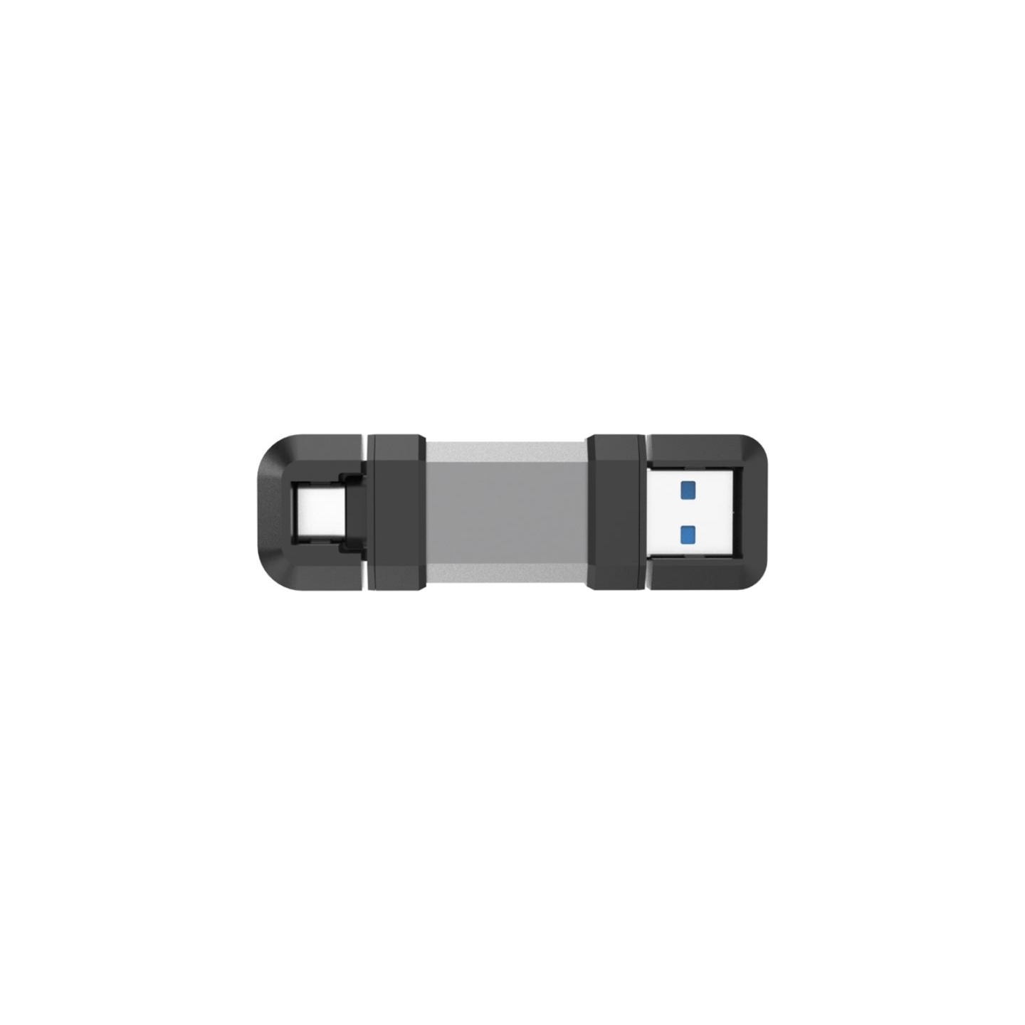 Silicon Power Dual USB Drive | Mobile C51 | 128 GB | USB Type-A and USB Type-C | Silver