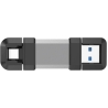 Silicon Power Dual USB Drive | Mobile C51 | 128 GB | USB Type-A and USB Type-C | Silver