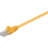 Goobay | CAT 5e patch cable, U/UTP | 95556 | Yellow RJ45 male (8P8C) | RJ45 male (8P8C)