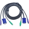 Aten | KVM Cable, 3M PS/2 | 2L-1003P/C