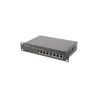 Digitus | 8-port Gigabit Ethernet PoE switch | DN-95317 | Unmanaged | Rackmountable | Power supply type Internal