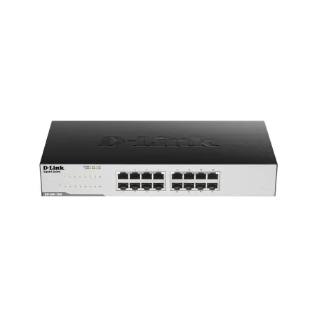 D-Link | 16-Port Gigabit Easy Desktop Switch | GO-SW-16G/E | Unmanaged | Desktop/Rackmountable | 24 month(s)