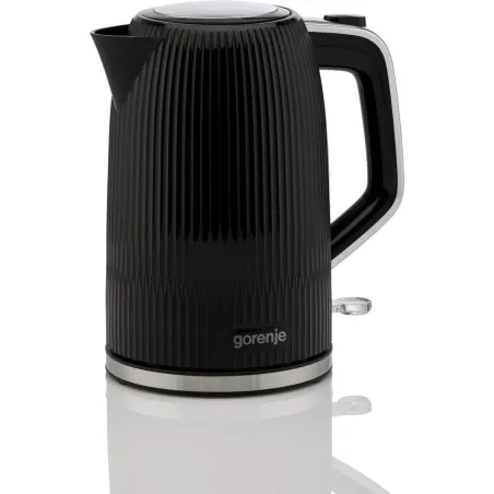 Gorenje K17DPB | Kettle | Electric | 1.7 L | 2200 W | Plastic/Stainless steel | 360° rotational base | Black