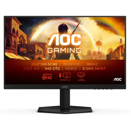 AOC | 24G42E | 24 " | IPS | FHD | 16:9 | 180 Hz | 1 ms | 1920 x 1080 pixels | 300 cd/m² | HDMI ports quantity 1 | Black