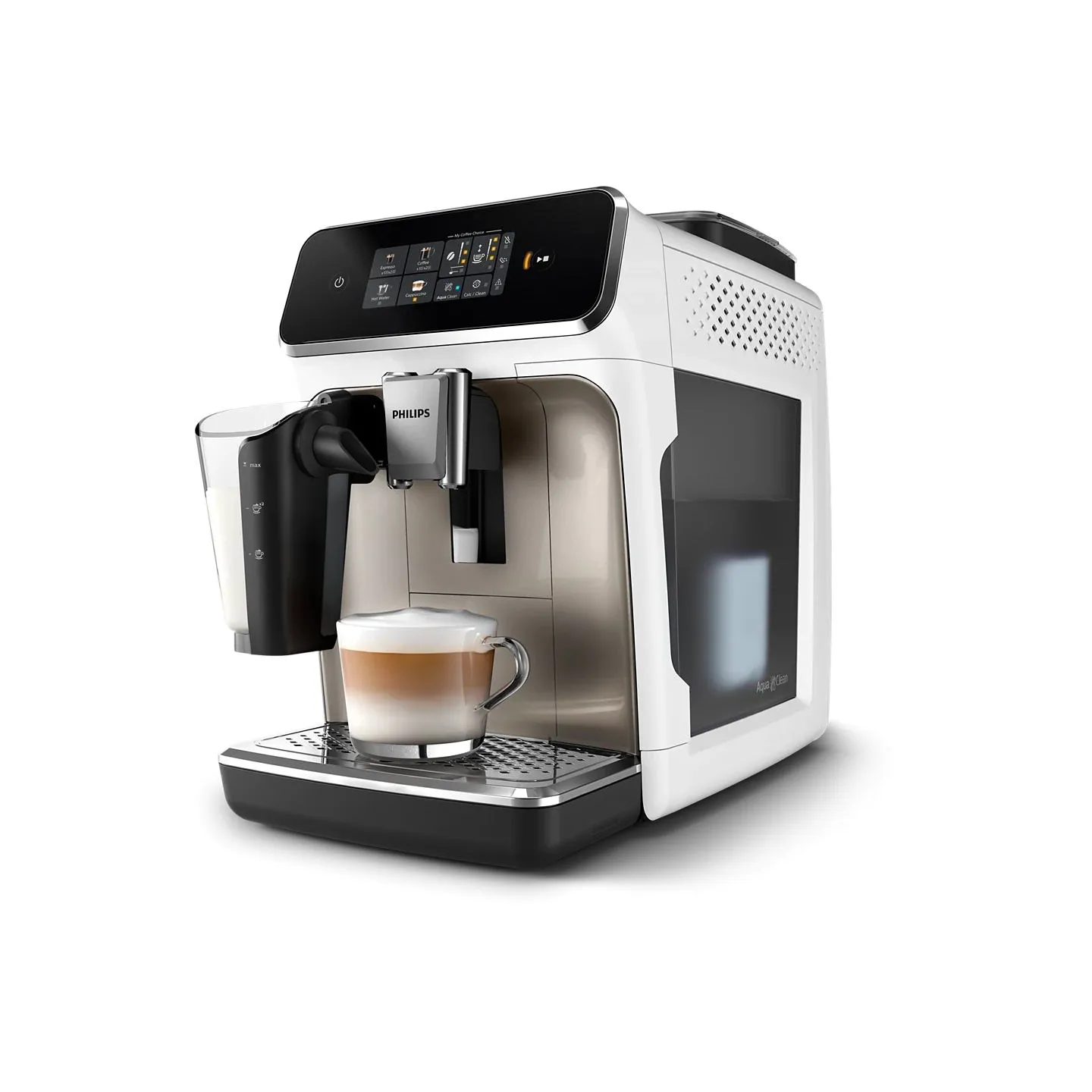 Philips Coffee maker | EP2333/40 | Pump pressure 15 bar | Built-in milk frother | Fully Automatic | 1500 W | White