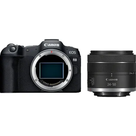 Canon | EOS R8 Body + RF 24-50mm F4.5-6.3 IS STM (AIP) | Megapixel 24.2 MP | Image stabilizer | ISO sensitivity (max) 102400 | D