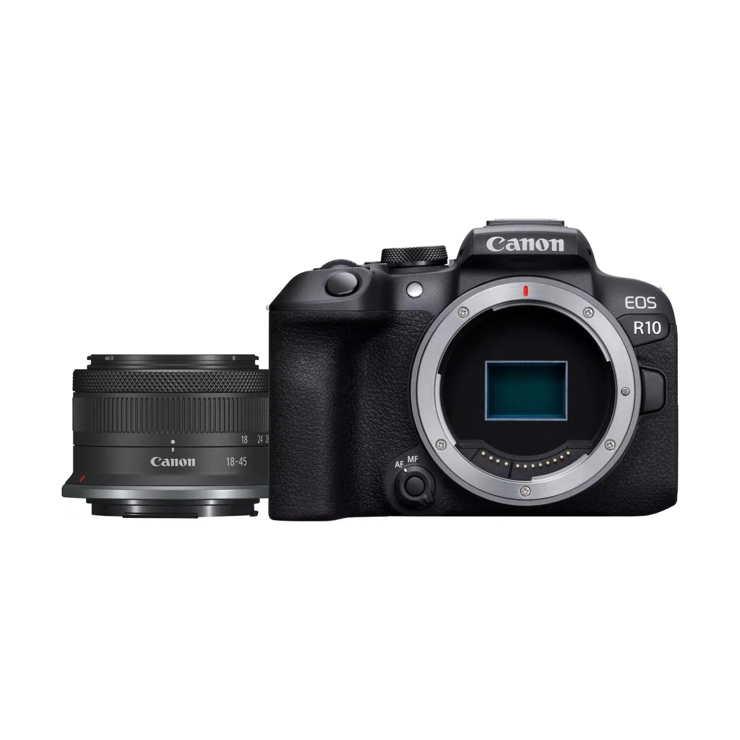 Canon | D.CAM EOS R10 RF-S 18-45 IS STM EU26 | Megapixel 24.2 MP | Image stabilizer | ISO sensitivity (max) 32000 | Wi-Fi | Vide