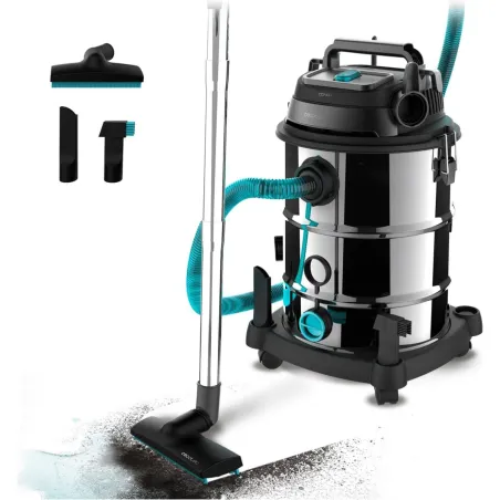 Cecotec Vacuum cleaner | Conga Rockstar Wet & Dry Steel Max Pro | Corded operating | 1600 W | 220-240 V | Silver/Black