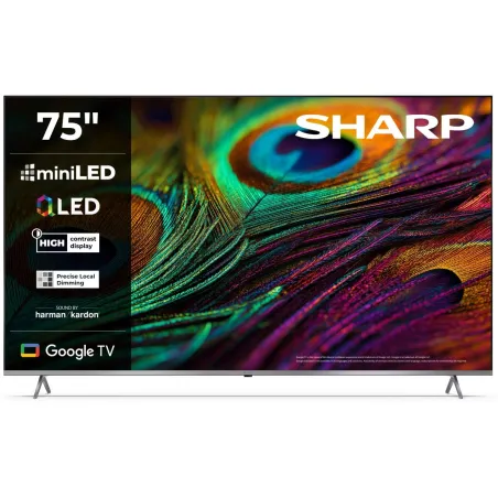 Sharp 4K QLED TV | 75JP7265E | 75 | Smart TV | Google TV | UHD