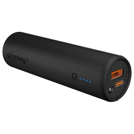 Goobay Bike Powerbank 5.0 with Reinforced Holder for Bicycle Handlebars | 60656 | 5000 mAh | Black