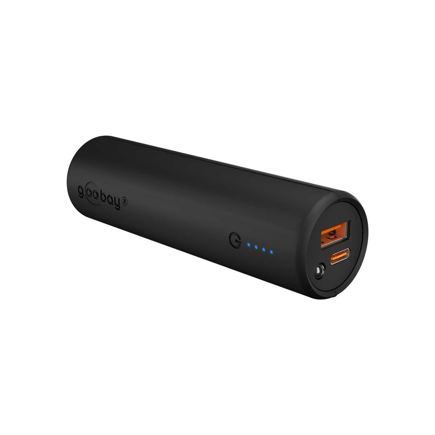 Goobay Bike Powerbank 5.0 with Reinforced Holder for Bicycle Handlebars | 60656 | 5000 mAh | Black