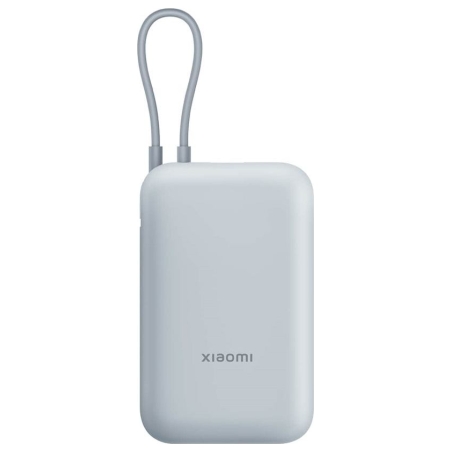 Xiaomi Power Bank (Integrated Cable) | 10000 mAh | USB-A/USB-C/USB-C cable | Ice Blue