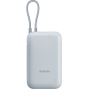 Xiaomi Power Bank (Integrated Cable) | 10000 mAh | USB-A/USB-C/USB-C cable | Ice Blue