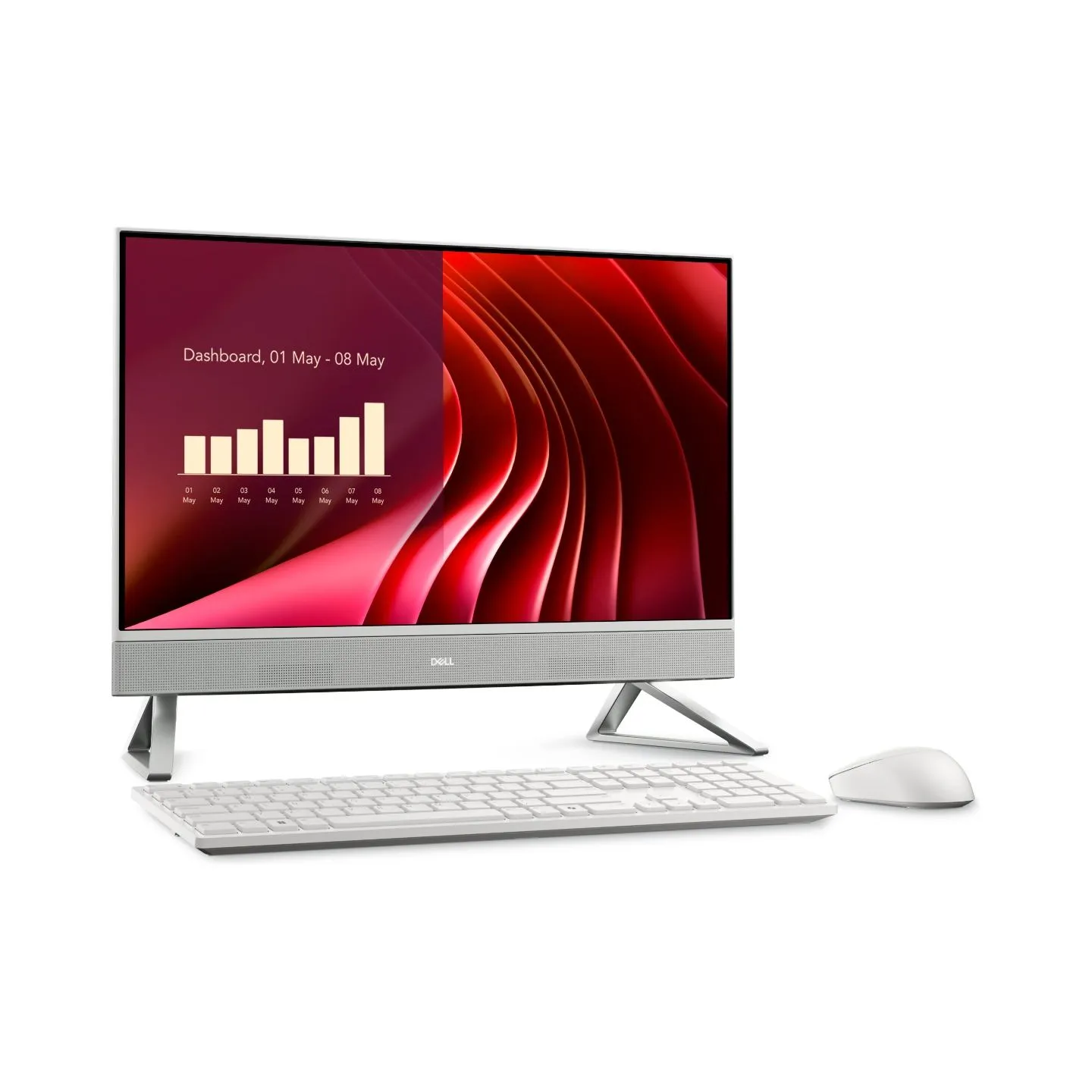 Dell 24 All-in-One EC24250/Core 7-150U/16GB/1TB/23.8 FHD Touch/Intel Graphics/Cam/WLAN + BT/US Wireless Kb & Mouse/W11Pro/3Yrs B