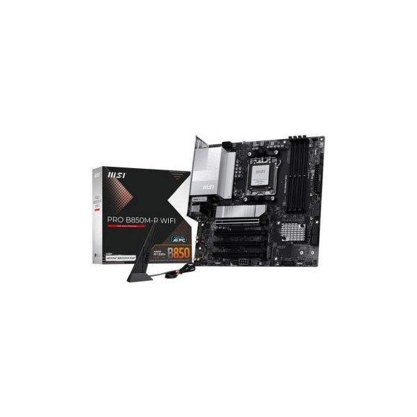 MSI Motherboard PRO B850M-P WIFI AM5 4DDR5 ATX