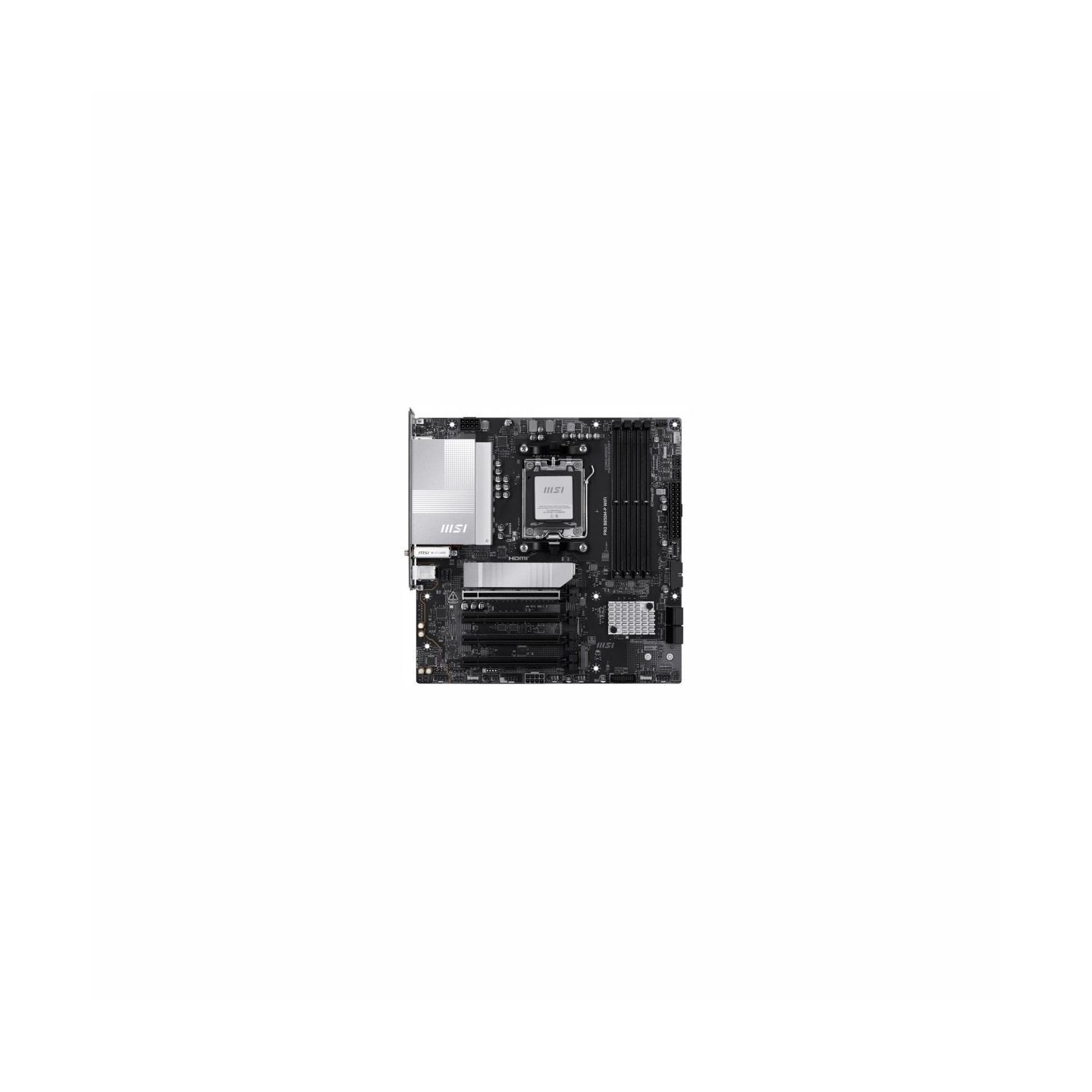 MSI PRO B850M-P WIFI | Processor family AMD B850 | Processor socket AM5 | DDR5 | Supported hard disk drive interfaces SATA, M.2 