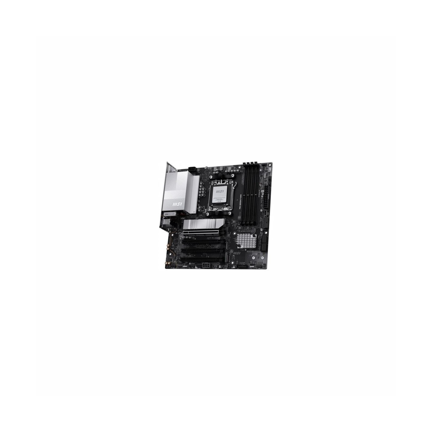 MSI PRO B850M-P WIFI | Processor family AMD B850 | Processor socket AM5 | DDR5 | Supported hard disk drive interfaces SATA, M.2 