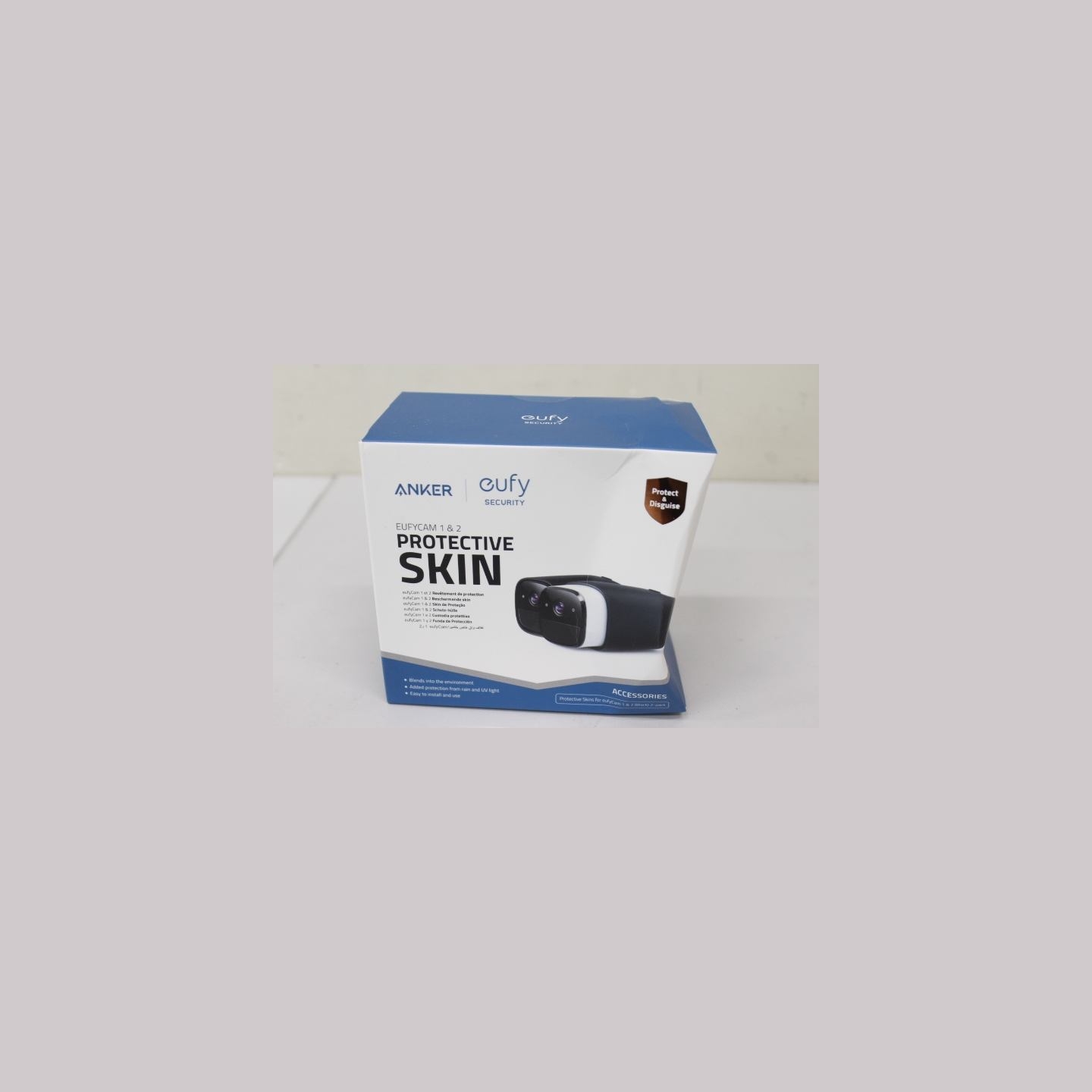 Anker | Anker Eufy | 2 Set Silicone Skins In Black | 24 month(s) | DAMAGED PACKAGING