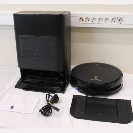 Ecovacs Robotic Vacuum Cleaner | DEEBOT X9 PRO OMNI | Wet&Dry | Li-ion | 6400 mAh | Dust capacity 0.22 L | 16600 Pa | Black | DA