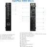 Dell Renewed Grade A | OptiPlex 3080 Micro | Intel Core i5 | i5‑10500T | 8 GB | SSD | 256 GB | Intel UHD Graphics 630 | Windows 