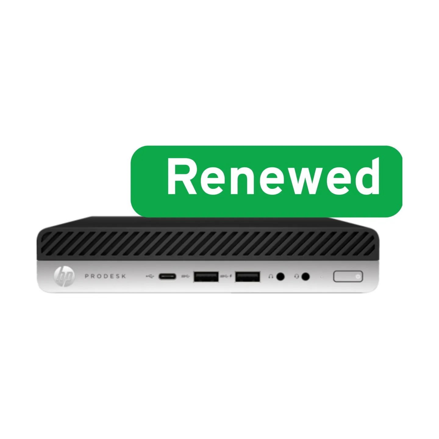 HP Renewed Grade A | ProDesk 600 G4 Desktop Mini PC | Intel Core i3 | i3-8100T | 8 GB | SSD | 128 GB | Intel UHD Graphics 630 | 