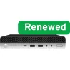 HP Renewed Grade A | ProDesk 600 G4 Desktop Mini PC | Intel Core i3 | i3-8100T | 8 GB | SSD | 128 GB | Intel UHD Graphics 630 | 