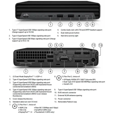 HP Renewed Grade A | EliteDesk 800 G6 | Intel Core i5 | i5-10500 | 16 GB | SSD | 256 GB | Intel UHD Graphics | Windows 11 Pro