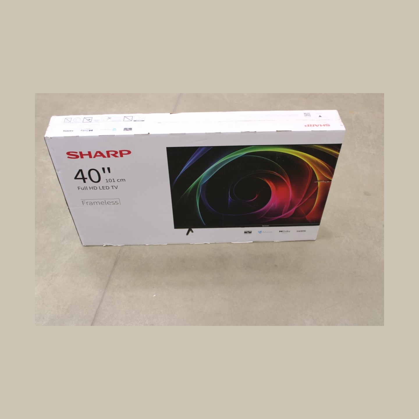 Sharp 40HA1205E 40" (101cm) Full HD TV |  Sharp 40HA1205E | 40 | FHD | Black | DAMAGED PACKAGING