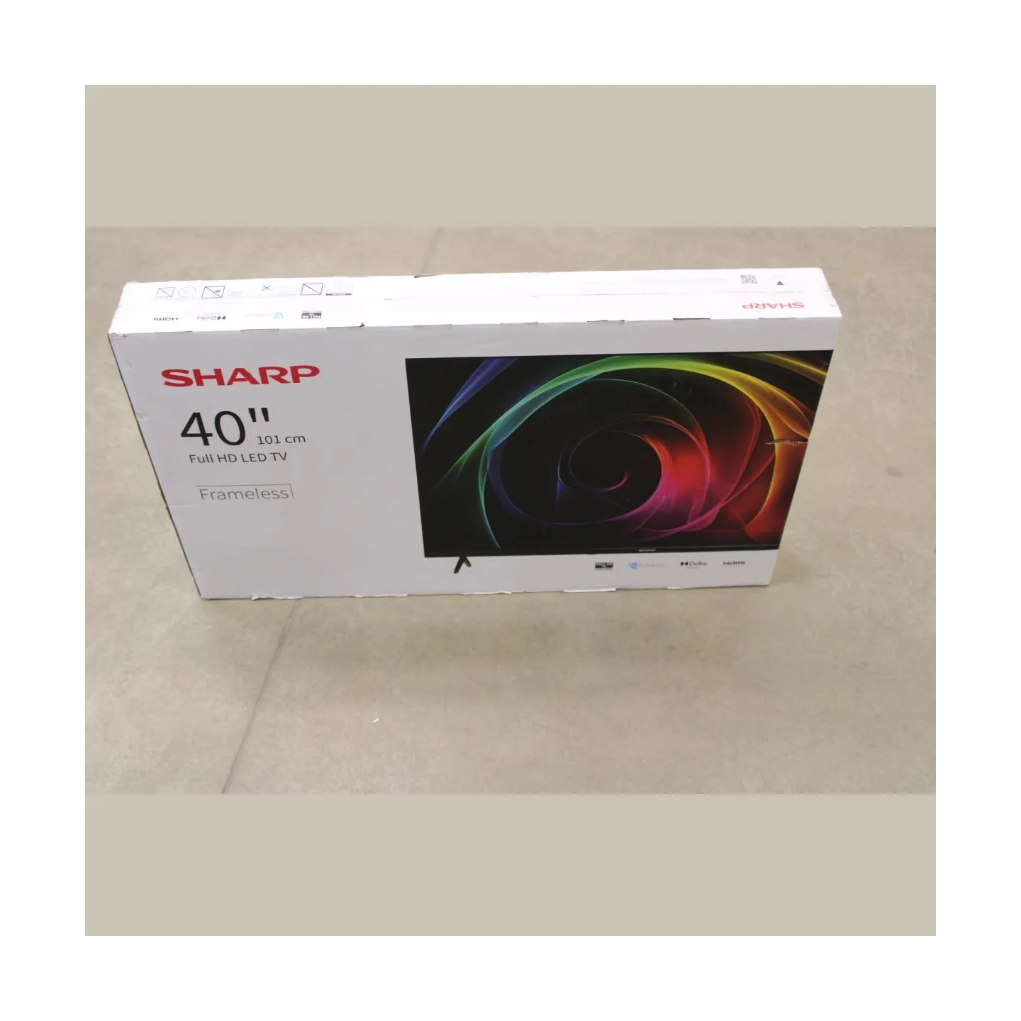 Sharp 40HA1205E 40" (101cm) Full HD TV |  Sharp 40HA1205E | 40 | FHD | Black | DAMAGED PACKAGING