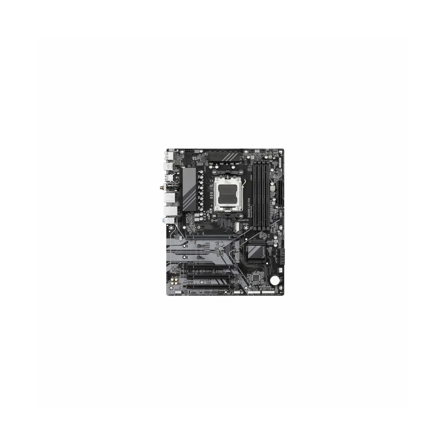 Gigabyte B650 UD AX | Processor family AMD Ryzen | Processor socket AM5 | DDR5 | Number of SATA connectors 4