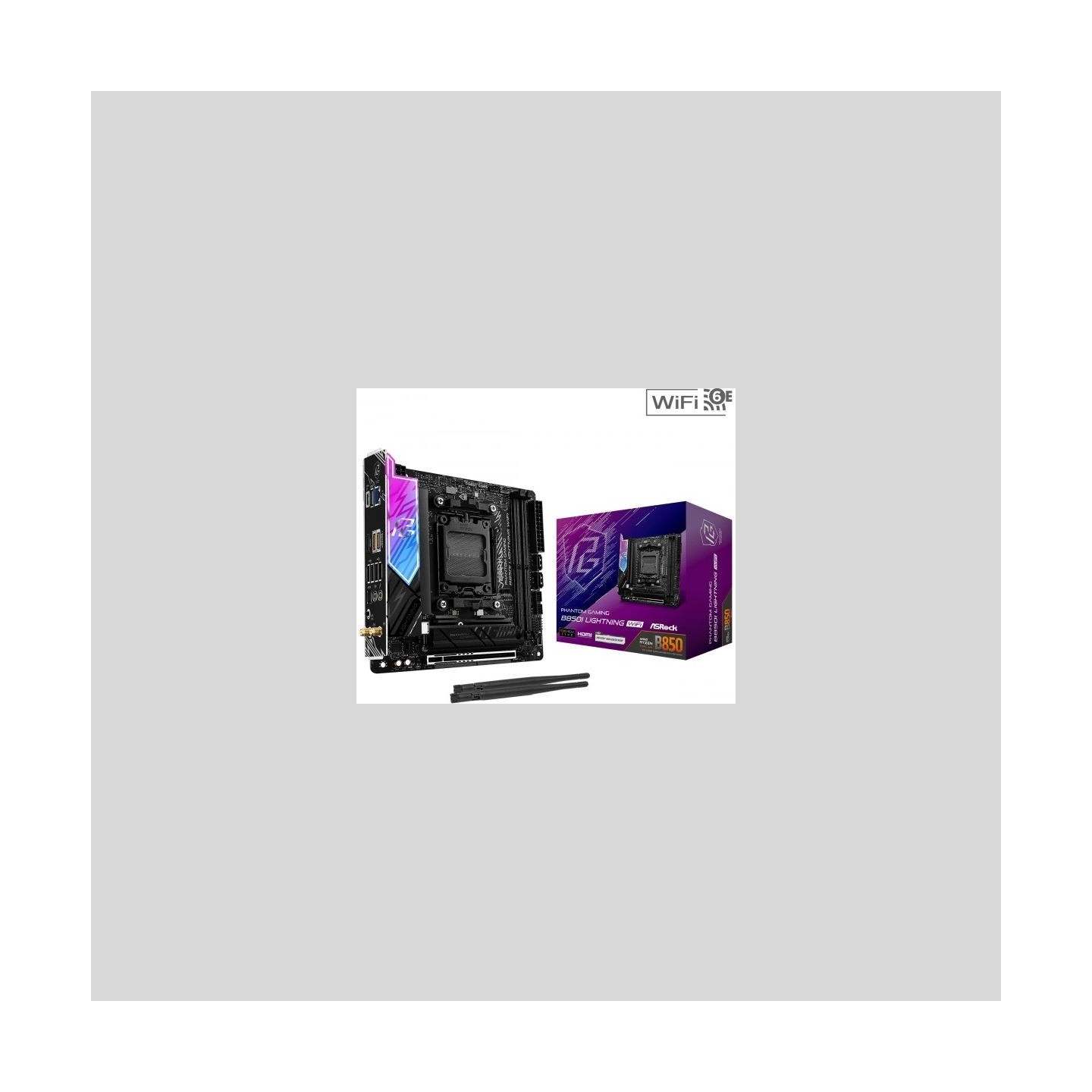 Asrock Motherboard B850I LIGHTNING WIFI AM5 2DDR5 ITX