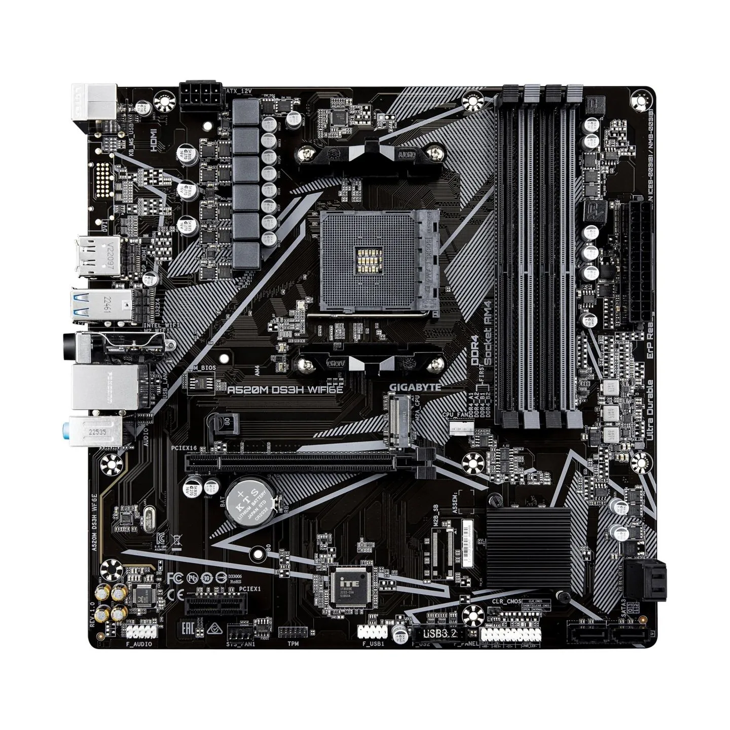 Gigabyte A520M DS3H WF6E