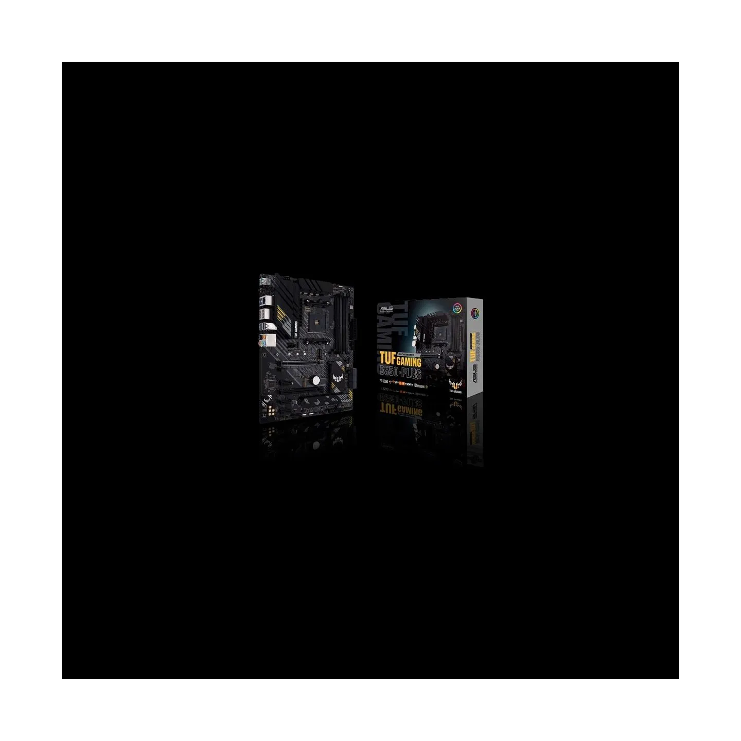 Asus | TUF GAMING B550-PLUS | Processor family AMD | Processor socket AM4 | DDR4 | Memory slots 4 | Chipset AMD B | ATX