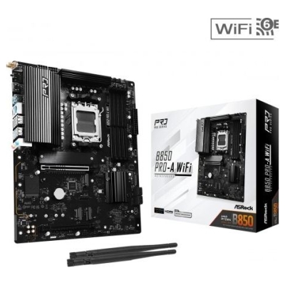 Asrock Motherboard B850 PRO-A WIFI AM5 4DDR5 ATX