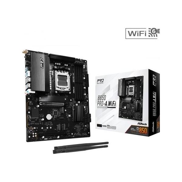 Asrock Motherboard B850 PRO-A WIFI AM5 4DDR5 ATX
